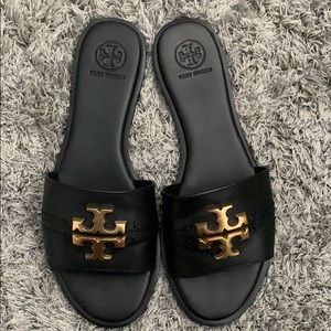 Tory Burch sandals.